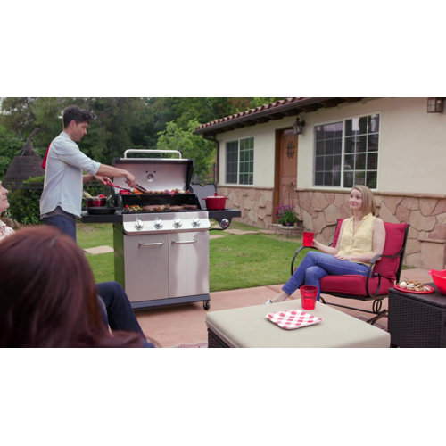 Dyna Glo Premier 4 Burner Gas Grill with Side Burner Reviews Wayfair Canada